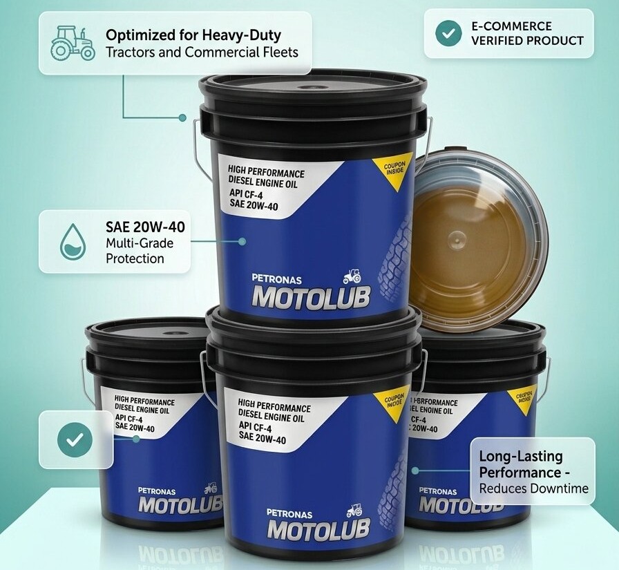 PETRONA Urania High performance Diesel engine oil API CF-4 SAE 20W-40